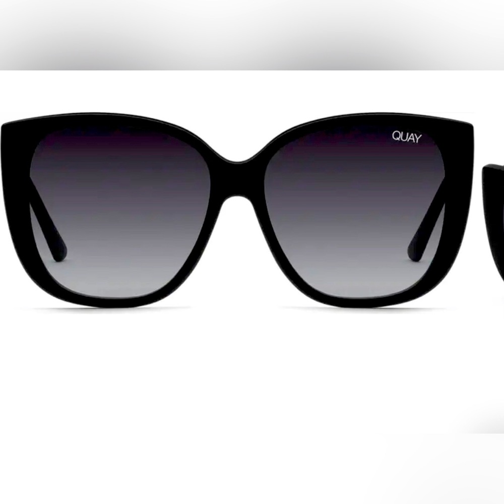 💕NWT Quay Matte Black “Ever After” Sunglasses